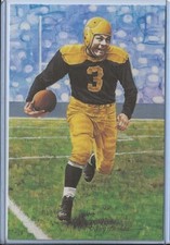 1991 Tony Canadeo Goal Line Art Postcard Unsigned - Series 3 Three