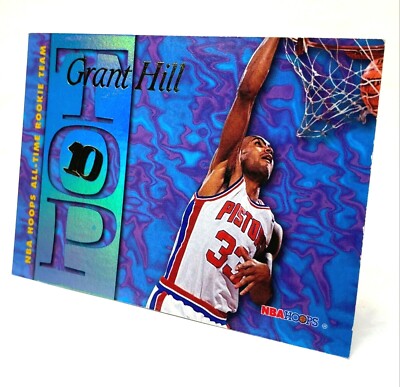 Grant Hill #AR2 TOP 10 NBA HOOPS All-Time Rookie Team 1995 SkyBox 
