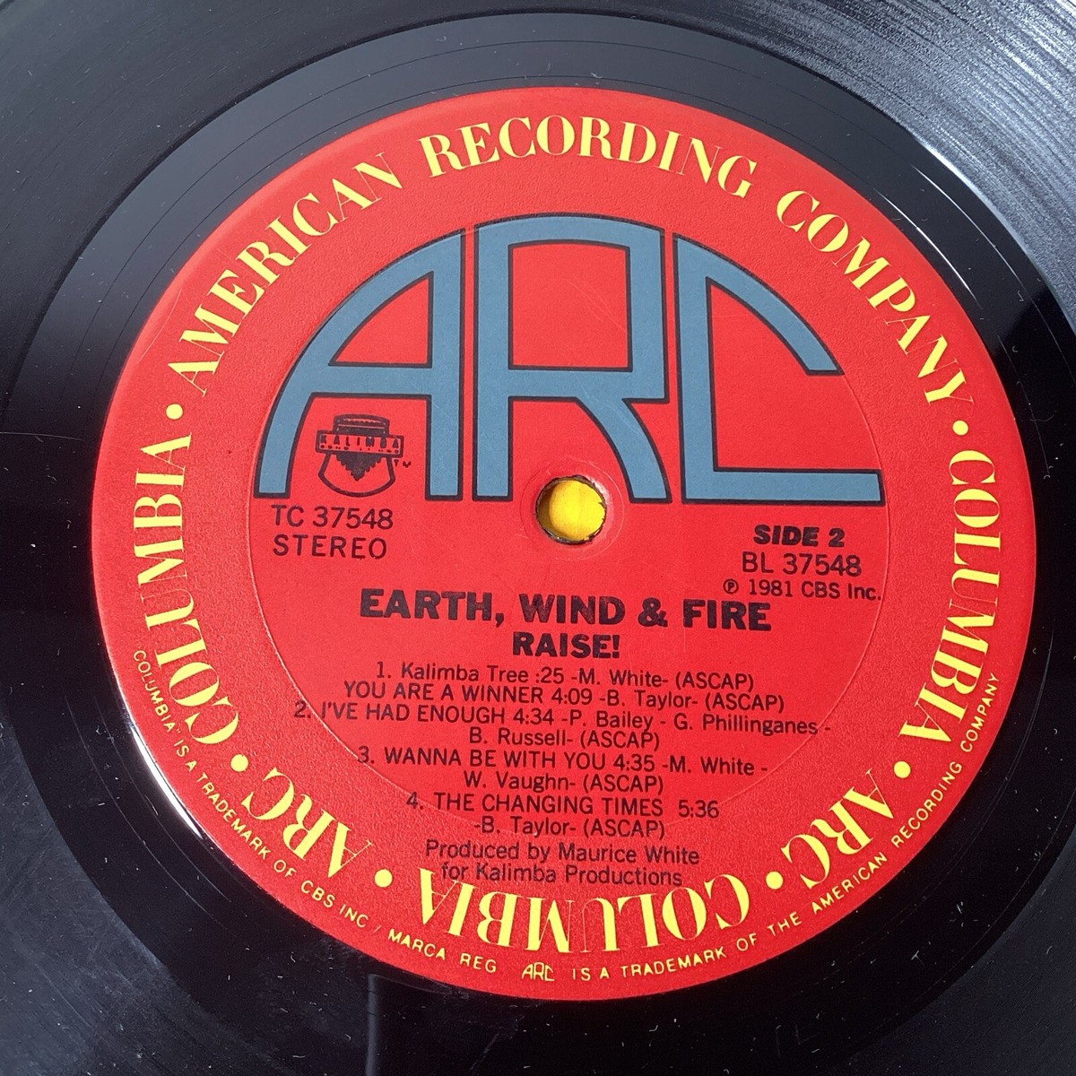 Earth, Wind & Fire - Raise! Vinyl LP - 1981 First Press - Columbia