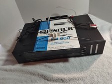 Fisher FM-660 AM/FM Stereo Synthesized Tuner Tested/Working original manual