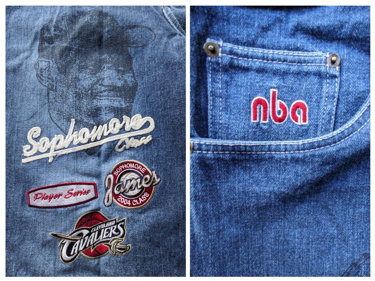 NBA UNK Denim Lebron James Jeans 38 x 32.5 Sophomore Class 2004