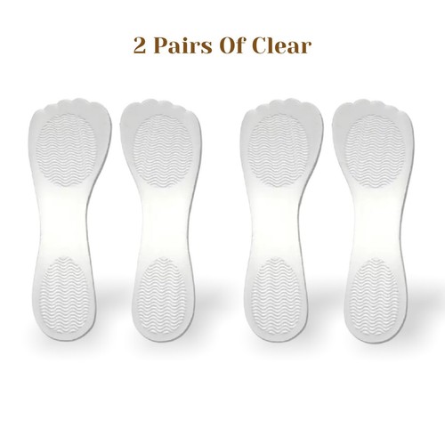 Gel de silicona autoadhesivo insertos delgados revestimientos de plantilla 2,3,4 pares de zapatos para mujer - Imagen 18 de 26