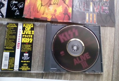 kiss signed cd, alive III Japan | eBay
