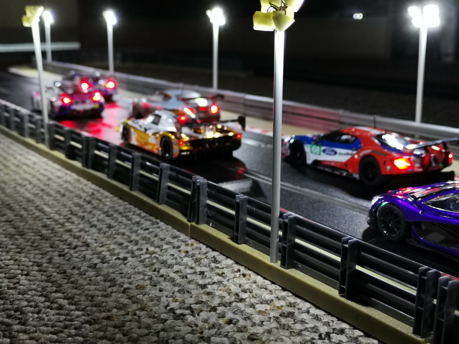 SCALEXTRIC Digital 132 Track Flood Lights Slot Car Model Lamps LED