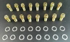 SB Chevy Zinc Header Bolt  Kit 3/8"-16 x 1" 16pcs