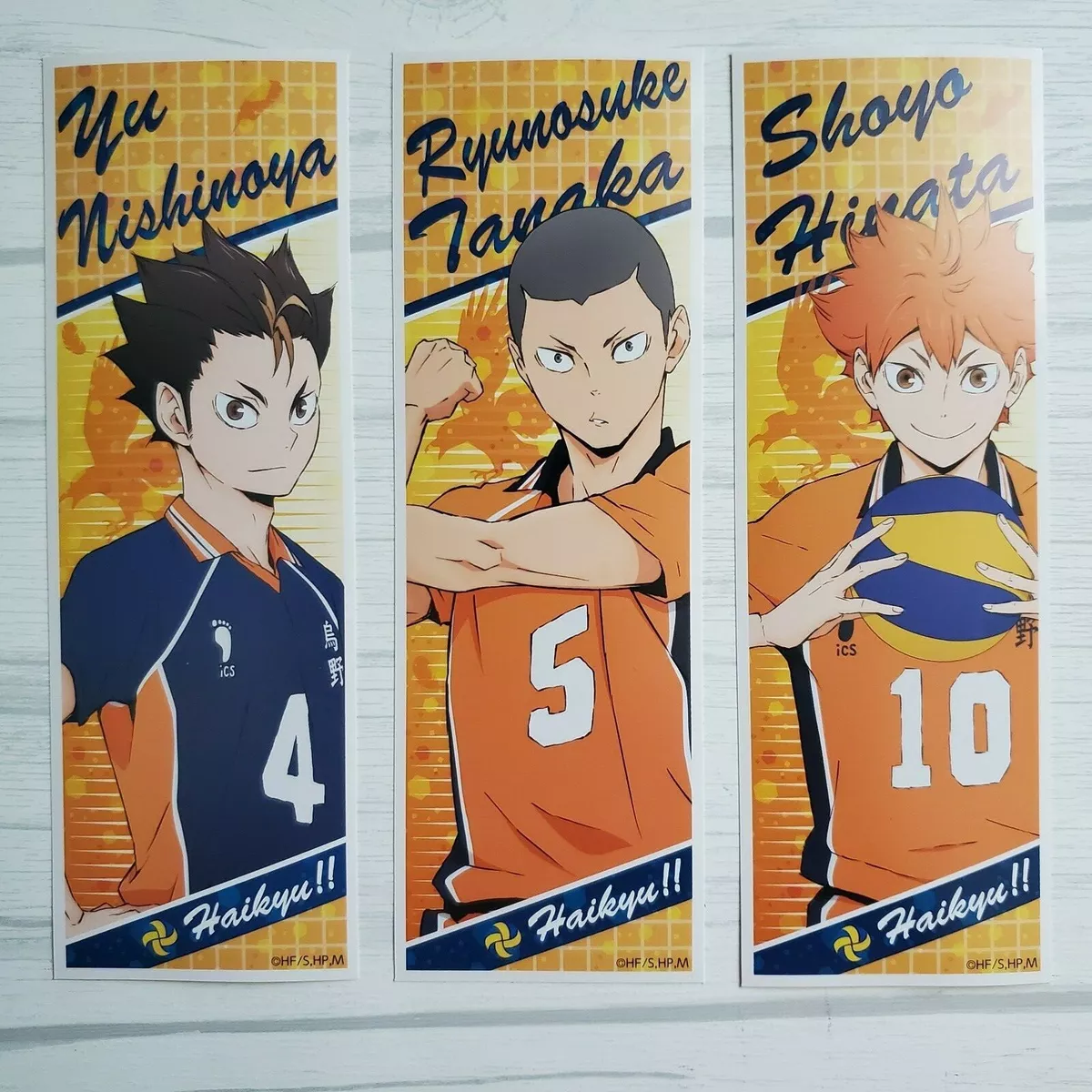 Haikyuu TO THE TOP Stickers - Nishinoya, Tanaka & Hinata