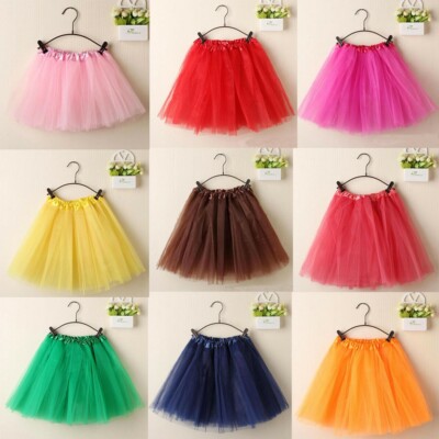 Women Lady Tutu Tulle Skirt Fancy Skirt Dress Up Party Dancing Ballet Dress