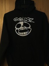 Gorillaz - Black Hoodie/Pullover/Pockets/Draw String/Long Sleeve/M
