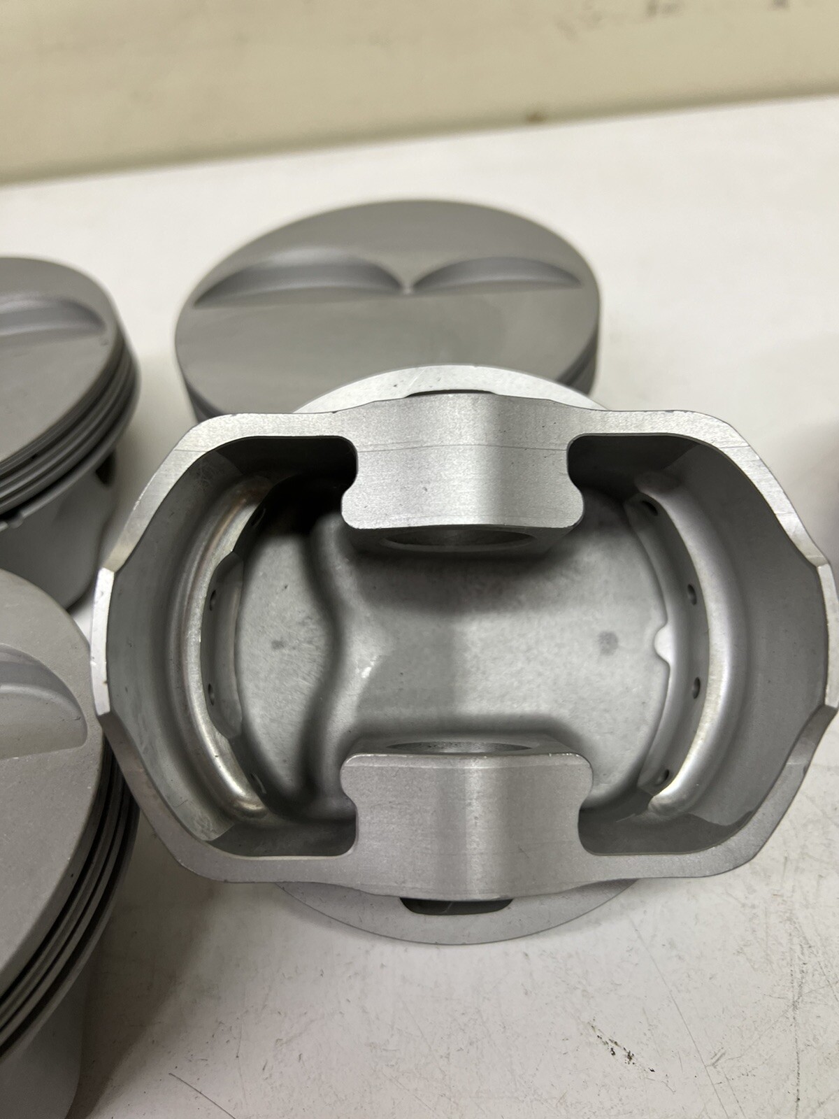 SBC CHEVY 350 WISECO PISTONS 4.050 BORE FLAT TOP USED eBay