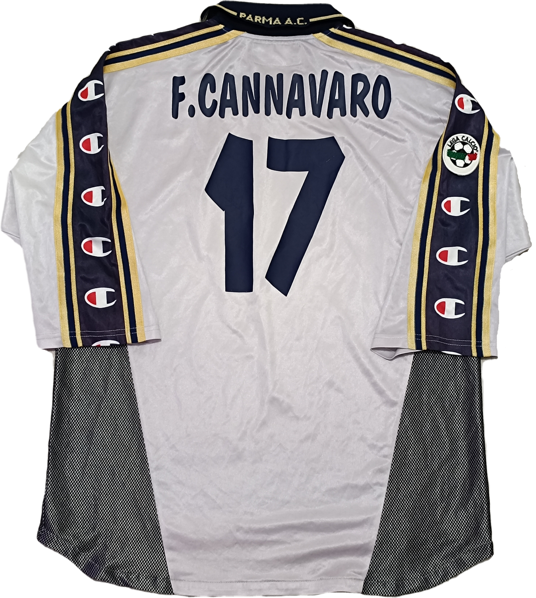 maglia calcio Parma vintage CANNAVARO Parmalat 1999-00 SIGNED