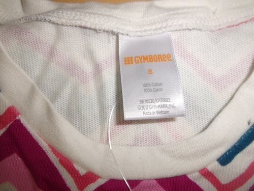 ABITO NUOVO CON ETICHETTE GYMBOREE TAGLIA 8 ANNI ZIP ZAG CHIESA SCUOLA MIX N MATCH MANICA REGOLABILE - Foto 2 di 11