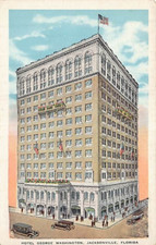 Postcard FL: Hotel George Washington, Jacksonville, Florida, WB 1920's