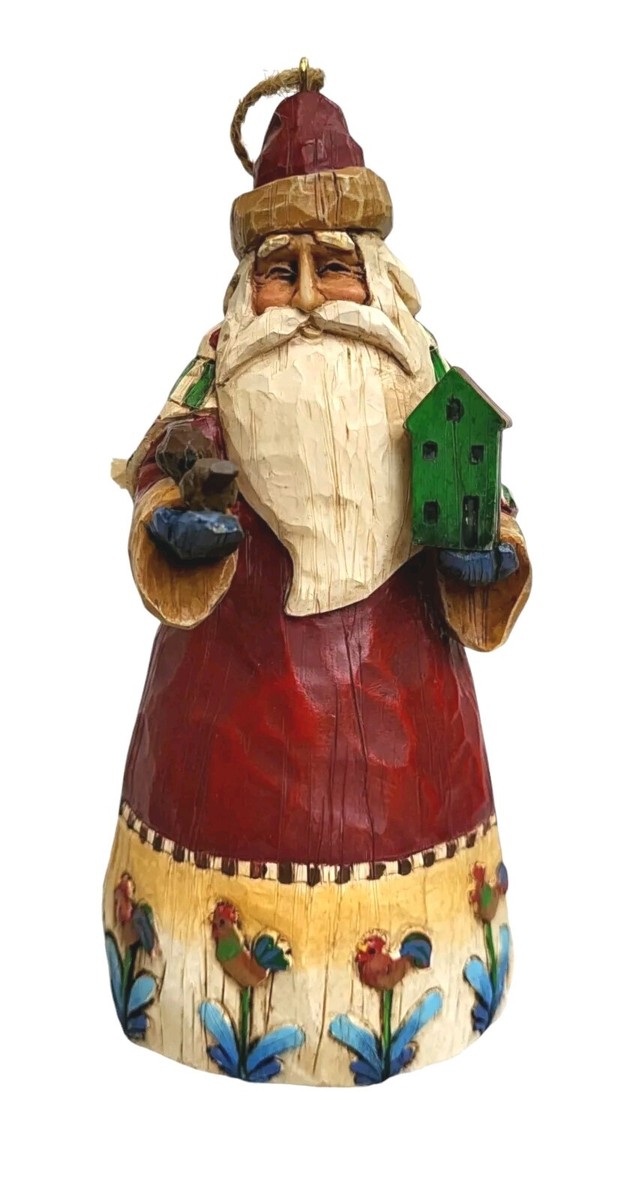 A) Heartwood Creek Jim Shore Santa With Cane Figure By Enesco (12