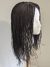 14" Handmade Twisted Braid Color: (Black)