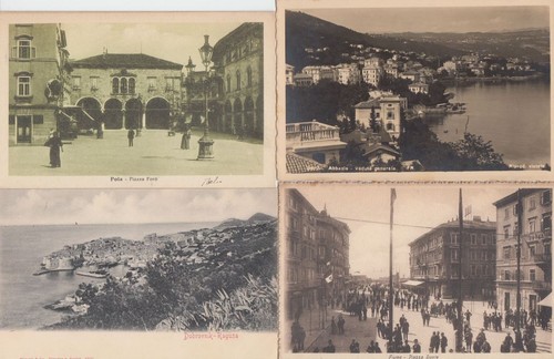 CROACIA 80 Postales Vintage en su mayoría anteriores a 1940 con MEJOR (L3887) - Imagen 11 de 12