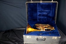 Conn 134E Marching French Horn - Used, Worn Finish, Hard Case Included