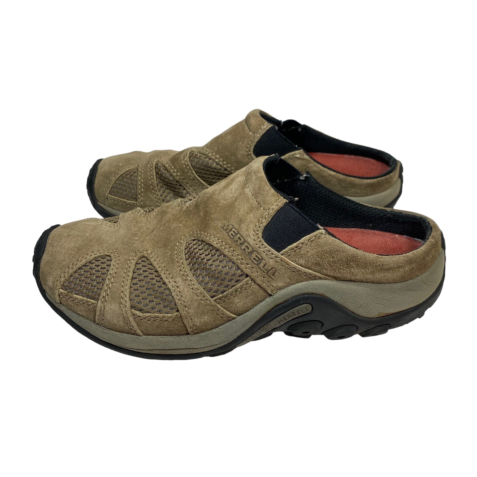 Merrell Jungle Slide Ventilator Suede Slip On Shoes Women's Size 7 Brown  Taupe | eBay
