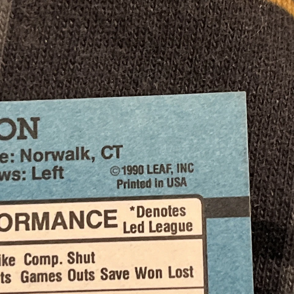 1991 Donruss-Rated Rookie Red Pattern on Right Border #37 Kevin Morton (RC)-No(. - Image 3 of 4