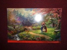 Thomas Kinkade Disney Postcard Studio Mulan Blossoms of Love