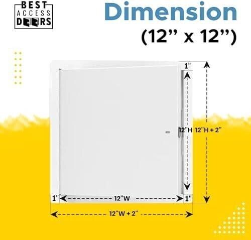 Bester 12" x 12" feuerfester unisolierter Metallzugang - Bild 2 von 11