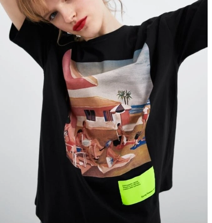 zara t shirt graphic