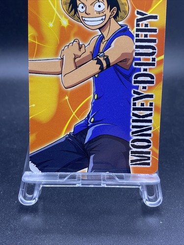 Monkey D. Luffy No.01 One Piece Japanese Gum Collection Card - Picture 3 of 7