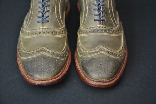 Allen Edmonds Shoes Green Leather Neumok Men's Size 10 B Narrow 20624C - Picture 3 of 7