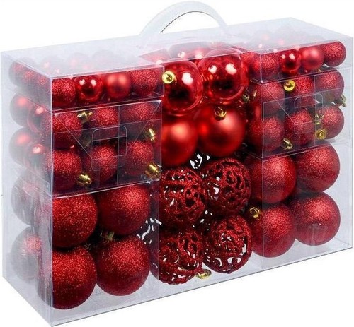 100 pz decorazioni natalizie palline albero di Natale festa ornamento matrimonio moda - Foto 11 di 33