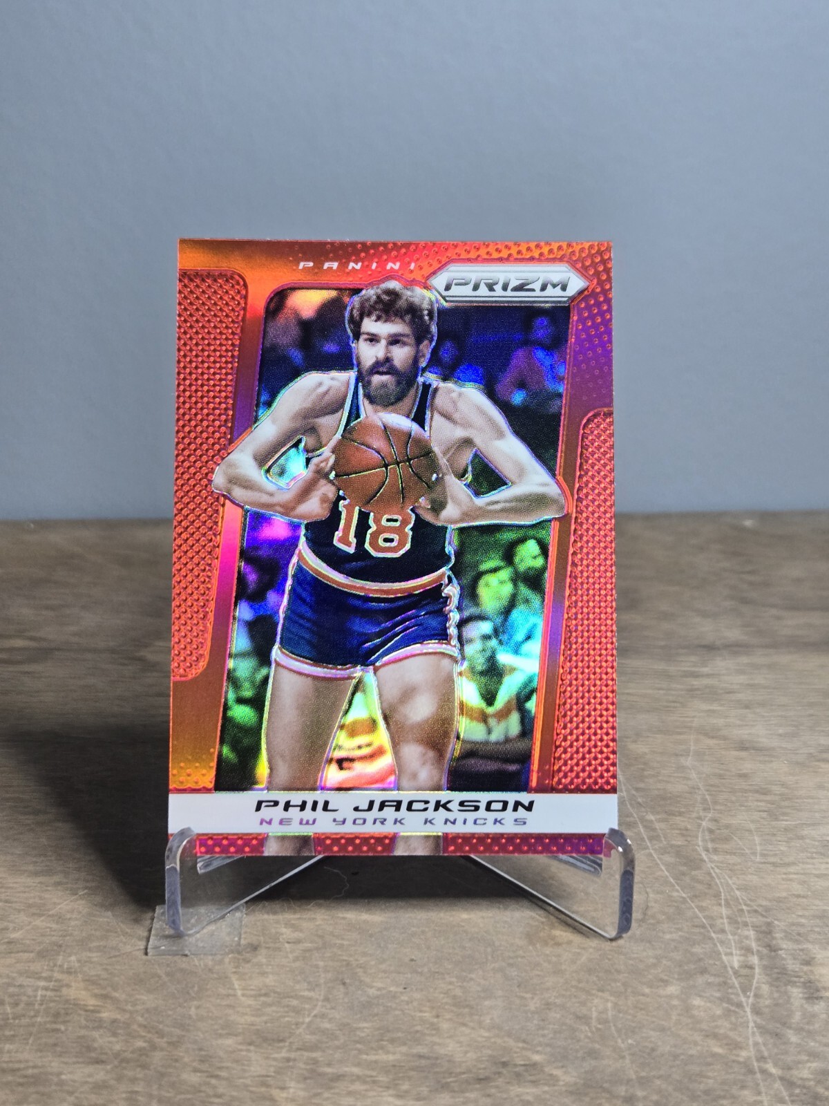 NM-MT 2013-14 Panini Prizm Red Prizm #222 Phil Jackson Kicks/Bulls/Lakers