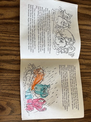 Kid Stuff-THE ADVENTURES OF SUPER PAC-MAN-1983 - Read-Along Book & Cassette Tape - Picture 8 of 11