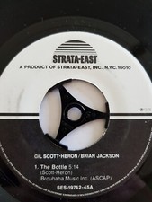 Gil Scott- Heron,The Bottle/Back Home ,EX+,Strata-East,Northern Soul,Jazz Funk
