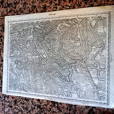 ORIG. KUPFERSTICH SPESSART ASCHAFFENBURG BAD ORB LOHR/M. GEOGR.INST. WEIMAR 1807