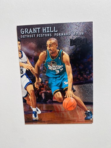 2000 FLEER METAL #142 GRANT HILL NM-MT NBA BASKETBALL CARD - 第 1/2 張圖片