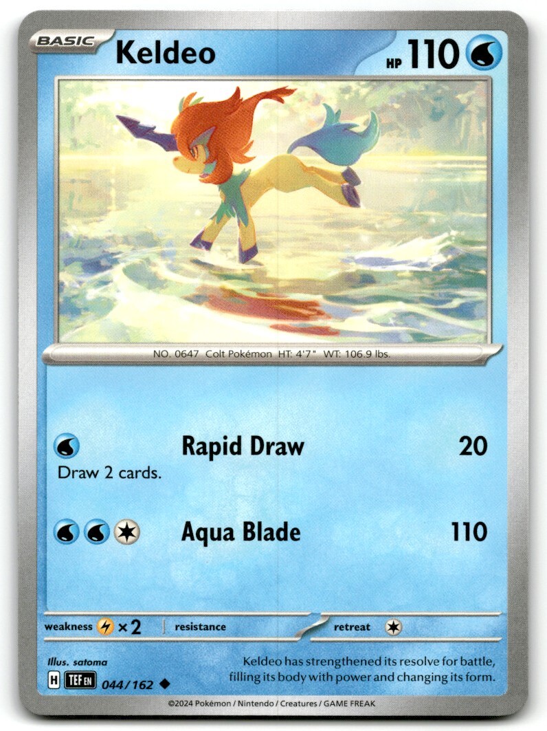 Pokemon Trading Card TCG Keldeo #44