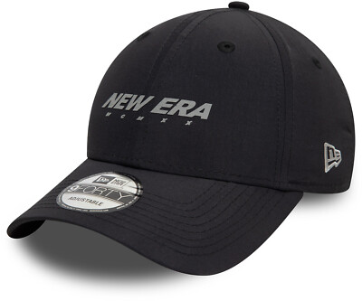 New Era Black Baseball Cap 9Forty Ajustable Tech Cap