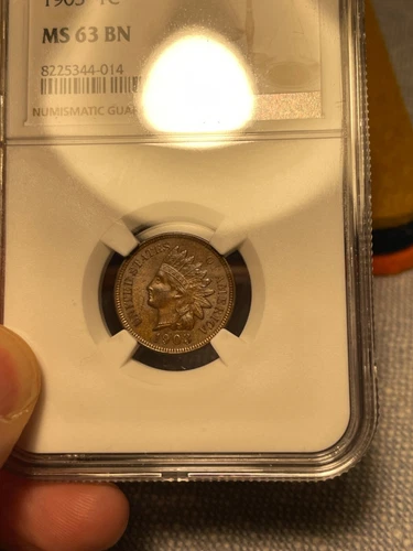 Indian Head Cent.  1903.  NGC MS 63 BN (#100686)