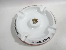 Midcentury Advertising Scharlachberg Meisterbrand Table Ashtray Tettau Cigar