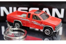 Custom Key Chain '95 Nissan Hardbody red