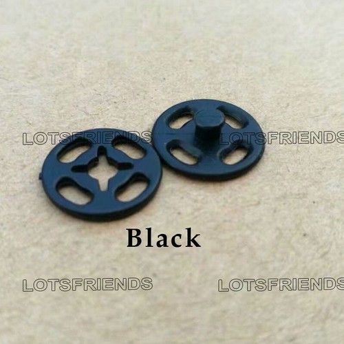 Plastic Press Studs Snap Fasteners Clothes Sewing Buttons 7 10 13 15 18 21mm - Picture 6 of 11