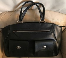 NICOLI Borsa Elegante Da Donna Borsa A Spalla Nera