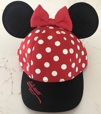 Walt Disney World Girls Youth Mini mouse ears Polka dot Adjustable baseball cap
