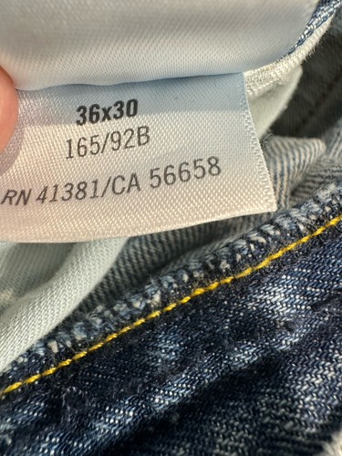 Vintage Polo Ralph Lauren Jeans Denim Blue Patch Repaired Größe 38x30 - Bild 18 von 18