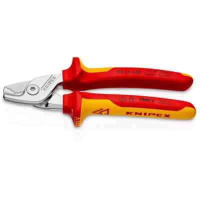 KNIPEX Tools 95 12 160 StepCut Cable Shears, Comfort Grip 6.25-Inch