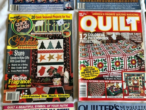 LOT OF 16 QUILT & QUILTING MAGAZINES DATE RANGE 1986 TO 2004 - Imagen 6 de 9