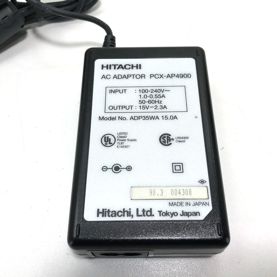 Adaptador HITACHI 15V 2.3A PCX-AP4900 ADP35WA - Imagem 2 de 4