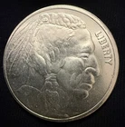 1 Troy Oz. Liberty Indian Buffalo  .999 Fine Silver Round Coin