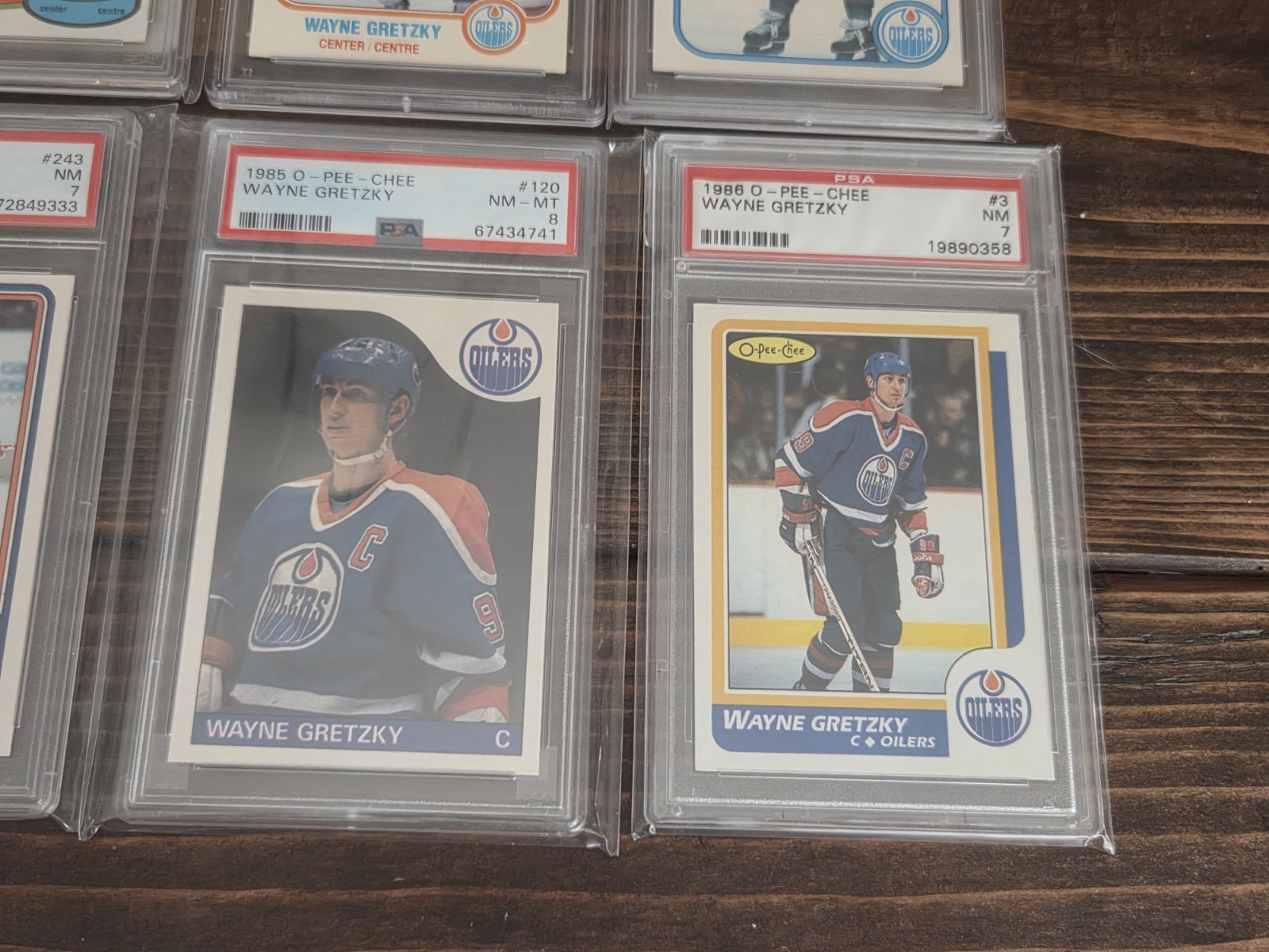 1979-1992 O-PEE-CHEE Wayne Gretzky PSA Complete Player Card Set Rookie HOF RC view 5