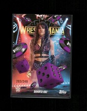 2025 Topps x WrestleMania 41 Dakota Kai #WM-36 Purple /249