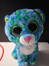 Ty Beanie Boo "Leona" the LEOPARD 6" stuffed animal soft plush Excellent! 😺👀