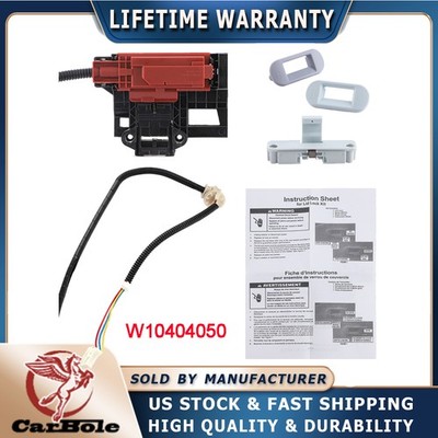 W10404050 Washer Lid Lock Latch Switch Assembly with W10240513 Lid Lock Strike